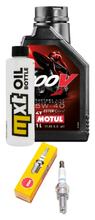 Pacchetto di ispezione 1L 5W-40 + filtro olio + 1x candela per Piaggio X9 125 ccm