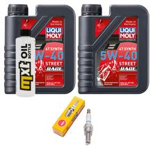 Inspectiepakket 2L 5W-40 + Oliefilter + 1x Bougie voor Piaggio X10 125 ccm