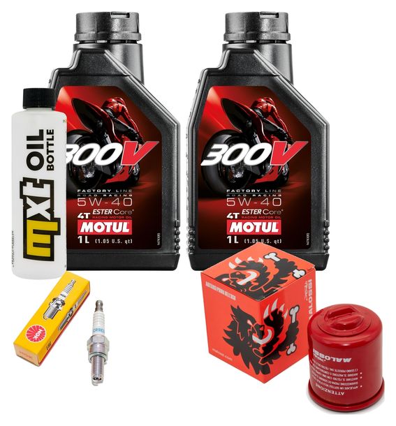 Inspektionspaket 2L 5W-40 + Ölfilter + 1x Zündkerze für Piaggio X Evo 125 ccm
