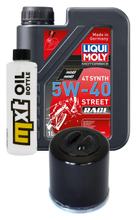 Inspektionspaket 1L 5W-40 + Ölfilter + 1x Zündkerze für Piaggio Zip II 125 ccm