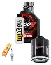 Inspectiepakket 1L 5W-40 + Oliefilter + 1x Bougie voor Piaggio Zip 125 ccm