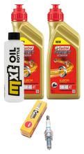 Inspektionspaket 2L 5W-40 + Ölfilter + 1x Zündkerze für Piaggio Liberty 150 ccm