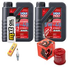Inspectiepakket 2L 5W-40 + Oliefilter + 1x Bougie voor Piaggio Liberty 150 ccm