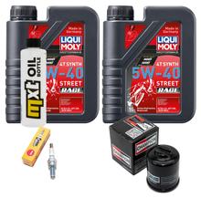 Inspectiepakket 2L 5W-40 + Oliefilter + 1x Bougie voor Piaggio Liberty 150 ccm