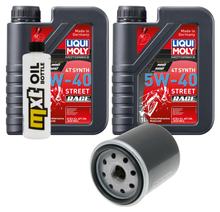 Inspektionspaket 2L 5W-40 + Ölfilter + 1x Zündkerze für Piaggio Liberty 150 ccm