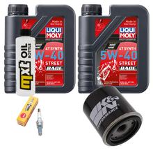 Inspektionspaket 2L 5W-40 + Ölfilter + 1x Zündkerze für Piaggio Liberty 150 ccm