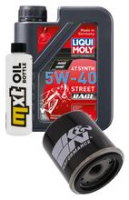 Inspektionspaket 1L 5W-40 + Ölfilter + 1x Zündkerze für Vespa ET4 Leader 150 ccm