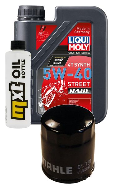 Pacchetto di ispezione 1L 5W-40+filtro olio per Vespa LX 150 ccm Anno 2005 - 2010