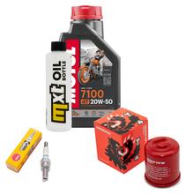 Inspectiepakket 1L 20W-50 + Oliefilter + 1x Bougie voor Piaggio X9 Amalfi 180 ccm