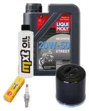 Inspektionspaket 1L 20W-50 + Ölfilter + 1x Zündkerze für Piaggio X9 Amalfi 180 ccm