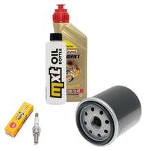 Pacchetto di ispezione 1L 20W-50 + filtro olio + 1x candela per Piaggio X9 Amalfi 180 ccm