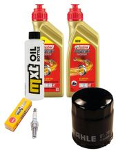 Inspektionspaket 2L 5W-40 + Ölfilter + 1x Zündkerze für Piaggio Beverly 200 ccm