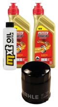 Inspektionspaket 2L 5W-40 + Ölfilter + 1x Zündkerze für Piaggio Beverly 200 ccm