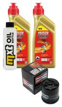 Pacchetto di ispezione 2L 5W-40 + filtro olio + 1x candela per Piaggio Beverly 200 ccm
