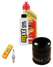 Inspektionspaket 1L 5W-40 + Ölfilter + 1x Zündkerze für Piaggio X8 200 ccm