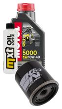 Inspection package 1L 10W-40 + oil filter + 1x spark plug for Piaggio Hexagon GT 250 ccm