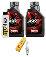 Paquete de inspección 2L 5W-40 + filtro de aceite + 1x bujía para Piaggio X9 250 ccm