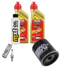 Inspektionspaket 2L 5W-40 + Ölfilter + 1x Zündkerze für Piaggio X8 250 ccm
