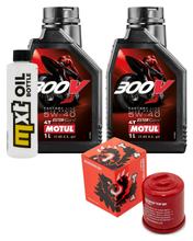 Inspectiekit 2L 5W-40 + Oliefilter + 1x Bougie voor Piaggio X8 250 ccm
