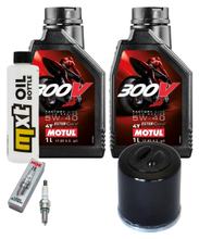 Inspektionspaket 2L 5W-40 + Ölfilter + 1x Zündkerze für Piaggio X9 250 ccm