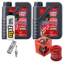 Inspectiepakket 2L 5W-40 + Oliefilter + 1x Bougie voor Piaggio X9 250 ccm