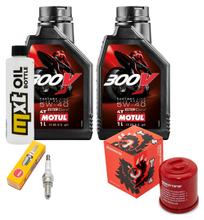 Inspectiepakket 2L 5W-40 + Oliefilter + 1x Bougie voor Piaggio Beverly RST 4V 300 ccm