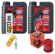 Inspektionspaket 2L 5W-40 + Ölfilter + 1x Zündkerze für Vespa GTS Super 300 ccm