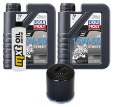 Inspectiepakket 2L 15W-50 + Oliefilter + 1x Bougie voor Piaggio X10 350 ccm