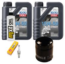 Inspectiepakket 2L 15W-50 + Oliefilter + 1x Bougie voor Piaggio X10 350 ccm