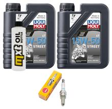 Inspectiepakket 2L 15W-50 + Oliefilter + 1x Bougie voor Piaggio X10 350 ccm