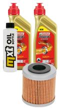 Inspektionspaket 2L 5W-40 + Ölfilter + 1x Zündkerze für Piaggio Beverly 400 ccm