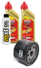 Inspection package 2L 5W-40 + oil filter + 1x spark plug for Piaggio Beverly 400 ccm