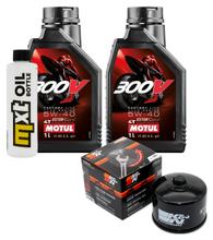 Paquete de inspección 2L 5W-40 + filtro de aceite + 1x bujía para Piaggio Beverly 400 ccm