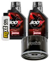 Inspection package 2L 5W-40 + oil filter + 1x spark plug for Piaggio Beverly 400 ccm