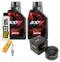 Inspection package 2L 5W-40 + oil filter + 1x spark plug for Piaggio Beverly 400 ccm