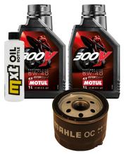 Inspection package 2L 5W-40 + oil filter + 1x spark plug for Piaggio Beverly 400 ccm