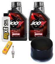 Inspektionspaket 2L 5W-40 + Ölfilter + 1x Zündkerze für Piaggio Beverly 500 ccm
