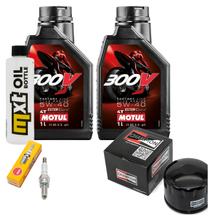Inspectiepakket 2L 5W-40 + Oliefilter + 1x Bougie voor Piaggio Beverly 500 ccm