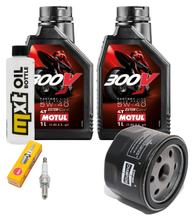 Inspectiepakket 2L 5W-40 + Oliefilter + 1x Bougie voor Piaggio Beverly 500 ccm
