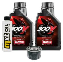 Inspectiepakket 2L 5W-40 + Oliefilter + 1x Bougie voor Piaggio Beverly 500 ccm