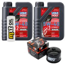 Inspectiepakket 2L 5W-40 + Oliefilter + 1x Bougie voor Piaggio Beverly 500 ccm