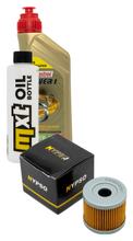 Inspectiepakket 1L 10W-40 + oliefilter + 1x bougie voor Suzuki UE 125 ccm
