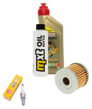 Inspectiepakket 1L 10W-40 + oliefilter + 1x bougie voor Suzuki UE 125 ccm