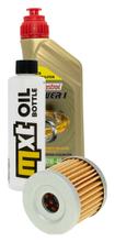 Paquete de inspección 1L 10W-40 + filtro de aceite + 1x bujía para Suzuki UE 125 ccm