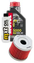 Inspectiepakket 1L 10W-40 + oliefilter + 1x bougie voor Suzuki UE 125 ccm