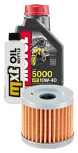 Inspection package 1L 10W-40 + oil filter + 1x spark plug for Suzuki UE 125 ccm