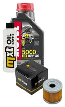 Inspection package 1L 10W-40 + oil filter + 1x spark plug for Suzuki UE 125 ccm