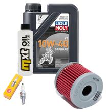 Inspection package 1L 10W-40 + oil filter + 1x spark plug for Suzuki UE 125 ccm