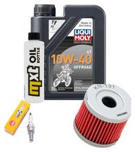 Inspectiepakket 1L 10W-40 + oliefilter + 1x bougie voor Suzuki UE 125 ccm