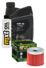 Kit d'inspection 1L 10W-40 + filtre à huile + 1x bougie pour Suzuki UE 125 ccm